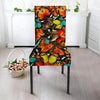 Abstract Colorful Butterfly Print Chair Cover-grizzshop