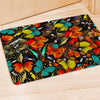 Abstract Colorful Butterfly Print Door Mat-grizzshop