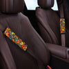 Abstract Colorful Butterfly Print Seat Belt Cover-grizzshop