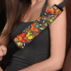Abstract Colorful Butterfly Print Seat Belt Cover-grizzshop