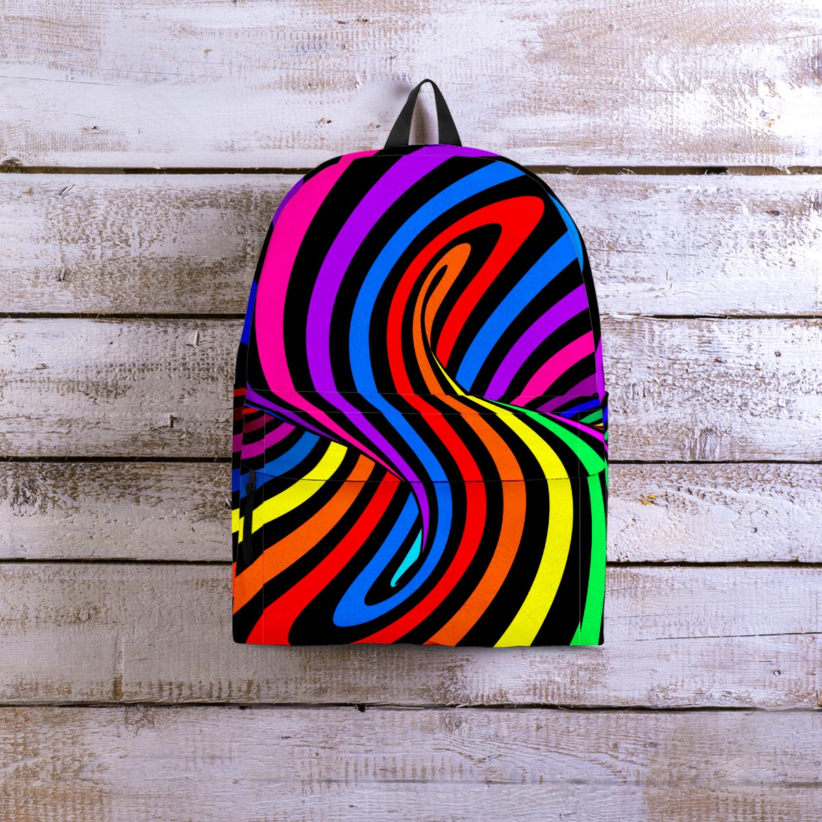 Abstract Colorful Psychedelic Backpack-grizzshop
