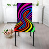 Abstract Colorful Psychedelic Chair Cover-grizzshop