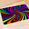 Abstract Colorful Psychedelic Door Mat-grizzshop