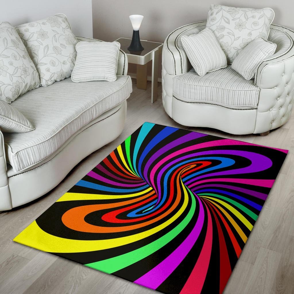 Abstract Colorful Psychedelic Floor Mat-grizzshop