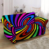 Abstract Colorful Psychedelic Loveseat Cover-grizzshop