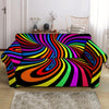 Abstract Colorful Psychedelic Loveseat Cover-grizzshop