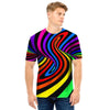 Abstract Colorful Psychedelic Men T Shirt-grizzshop