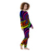 Abstract Colorful Psychedelic Women's Pajamas-grizzshop