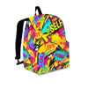 Abstract Comic Bubble Graffiti Print Backpack-grizzshop