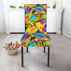 Abstract Comic Bubble Graffiti Print Chair Cover-grizzshop
