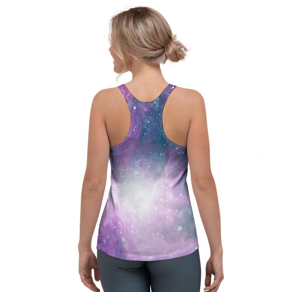 Abstract Galaxy Space Women's Racerback Tank Top-grizzshop