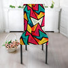 Abstract Geometric Colorful Chair Cover-grizzshop