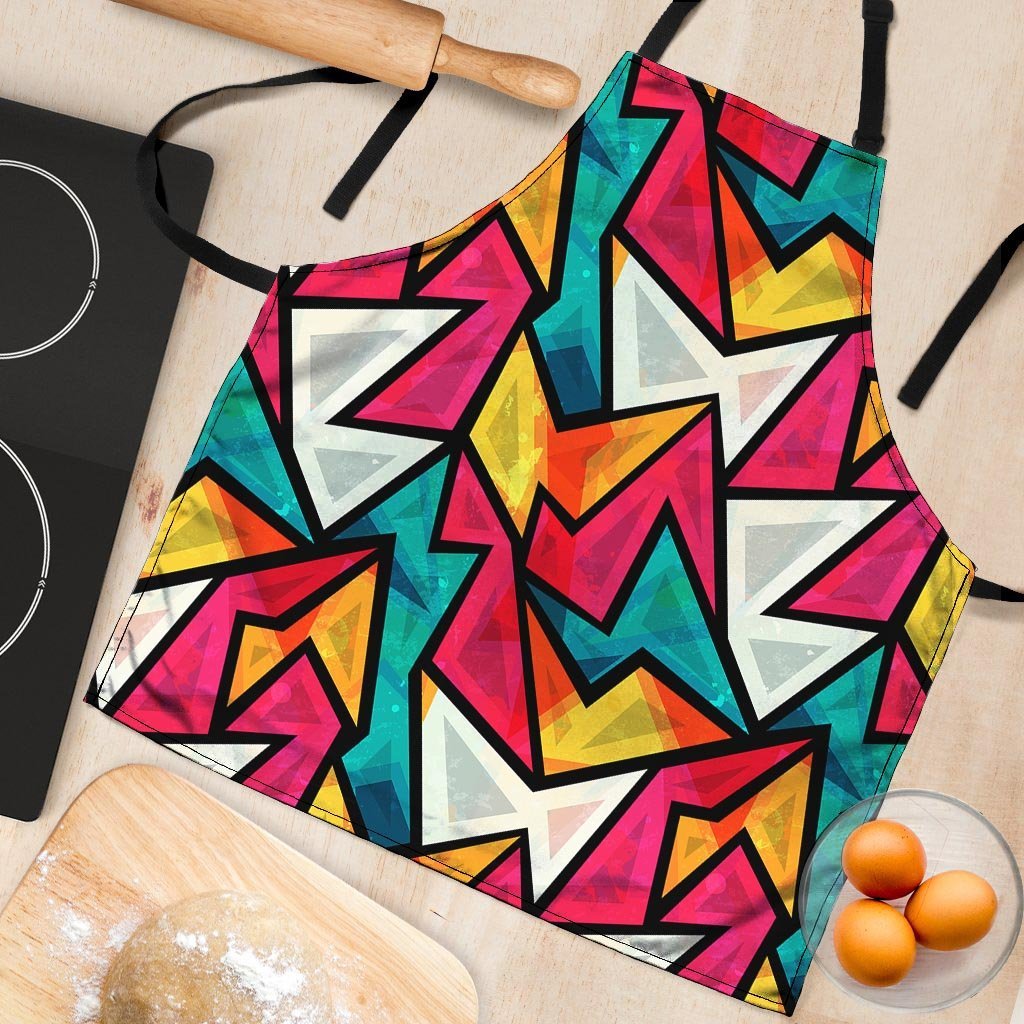 Abstract Geometric Colorful Women's Apron-grizzshop