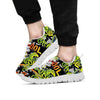 Abstract Graffiti Drips Print Men's Sneakers-grizzshop