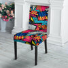 Abstract Graffiti Wow Print Chair Cover-grizzshop