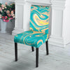 Abstract Green Marble Chair Cover-grizzshop