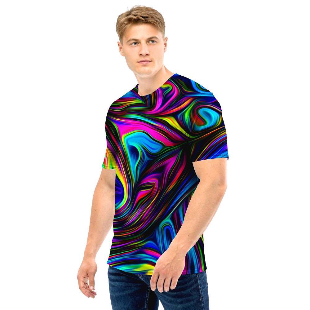 Abstract Psychedelic Men T Shirt-grizzshop