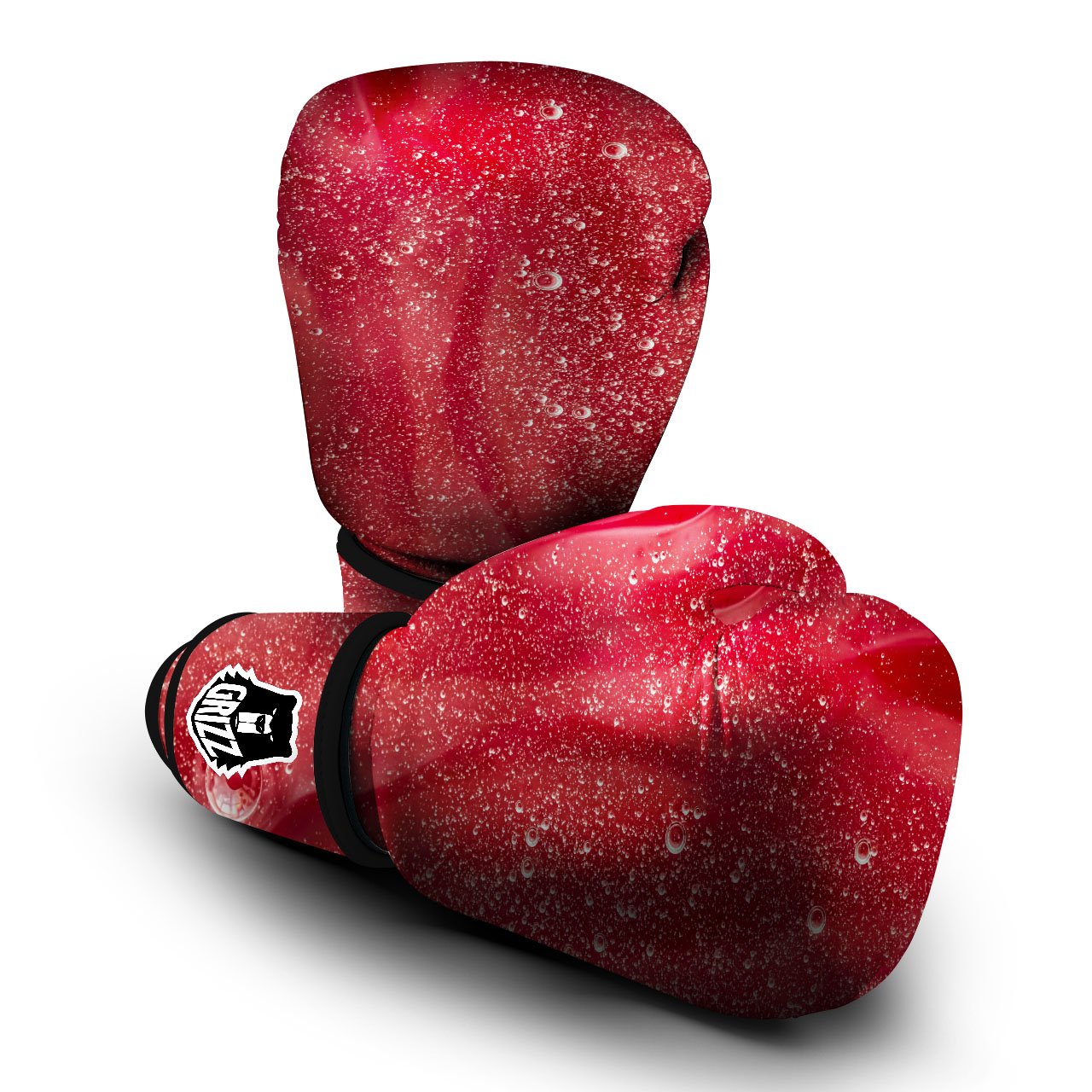 Abstract Red Liquid Boxing Gloves-grizzshop