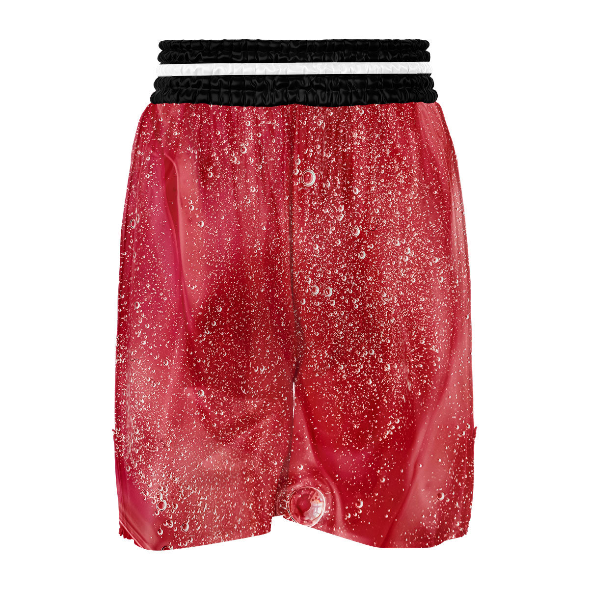 Abstract Red Liquid Boxing Shorts-grizzshop