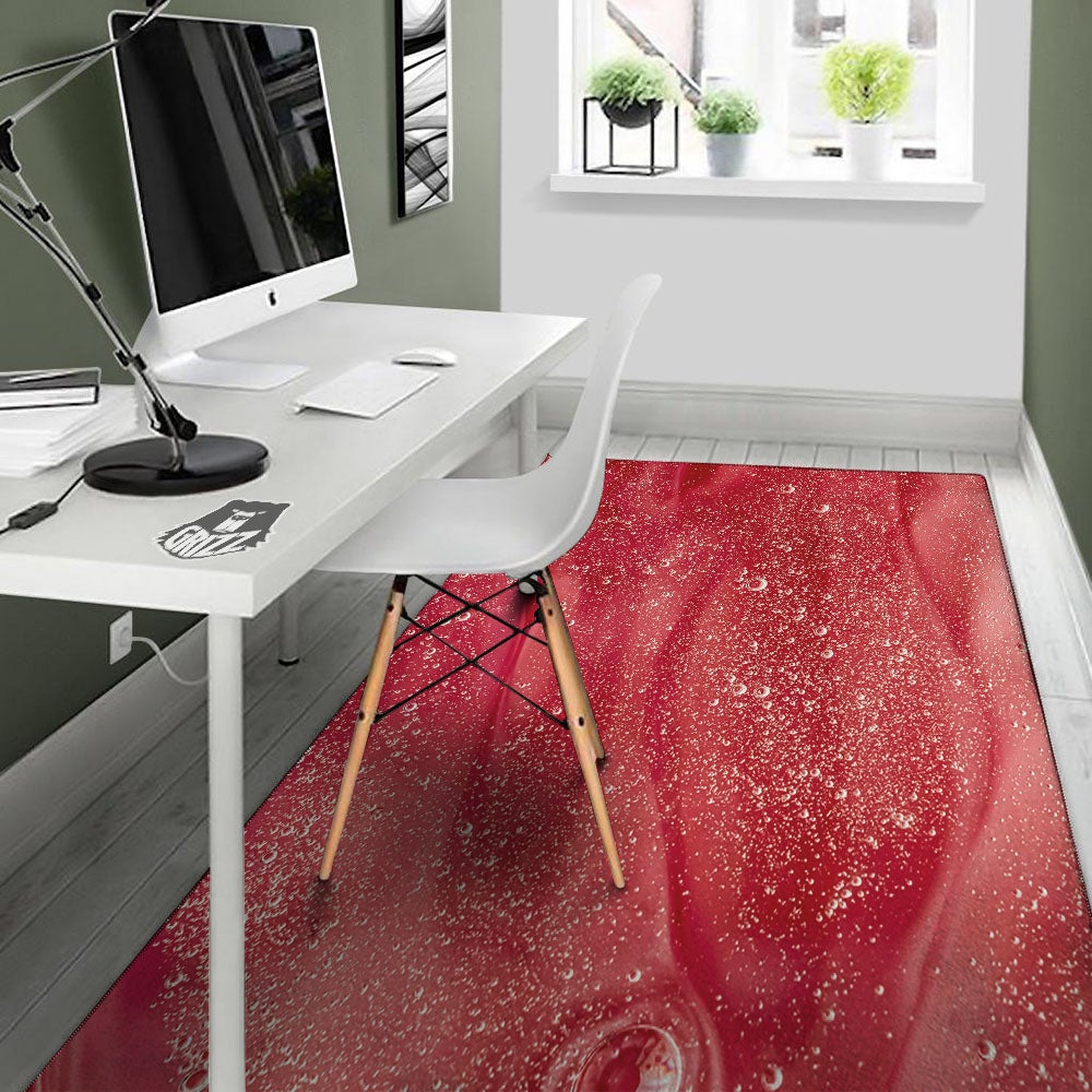 Abstract Red Liquid Floor Mat-grizzshop