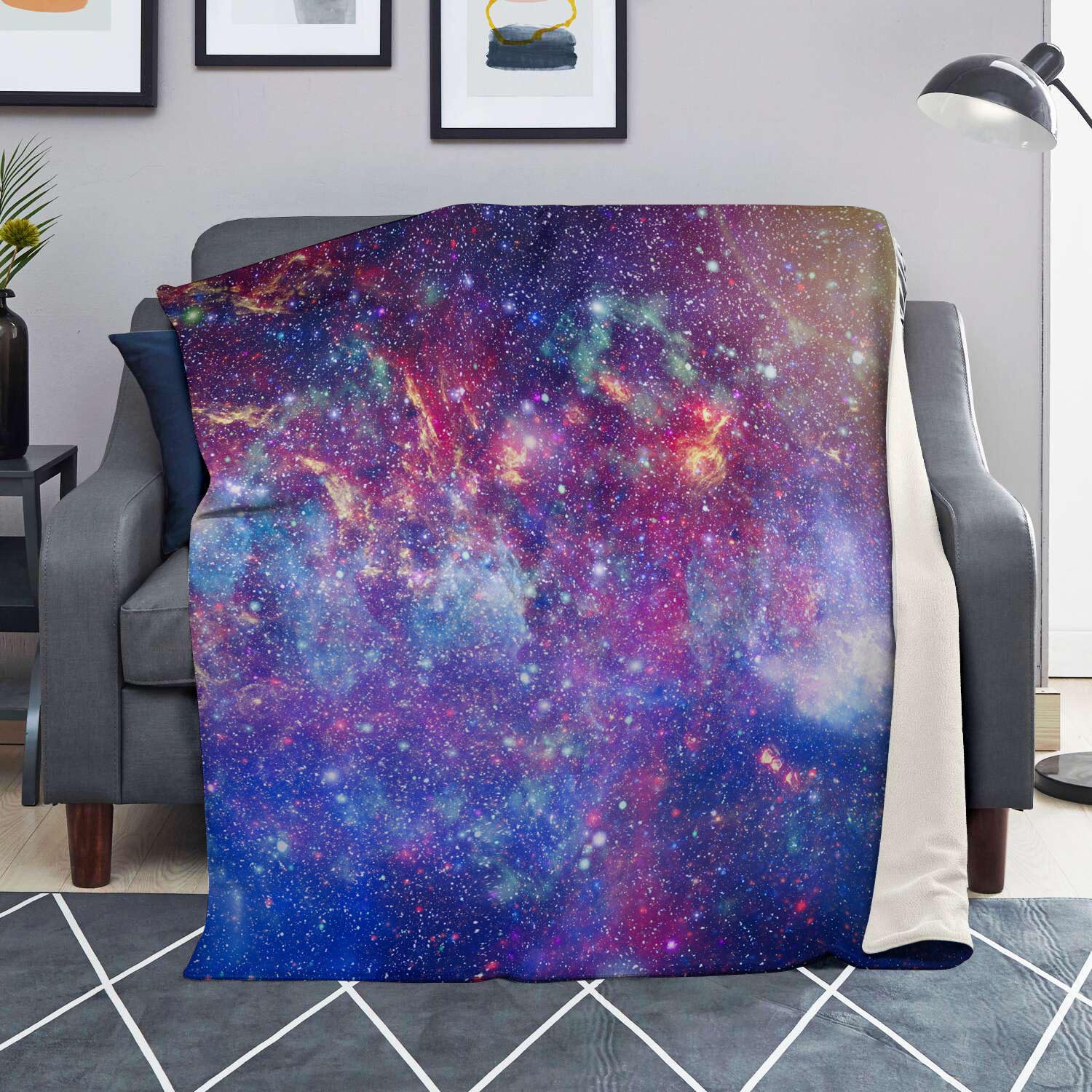 Abstract Starfield Galaxy Space Blanket-grizzshop