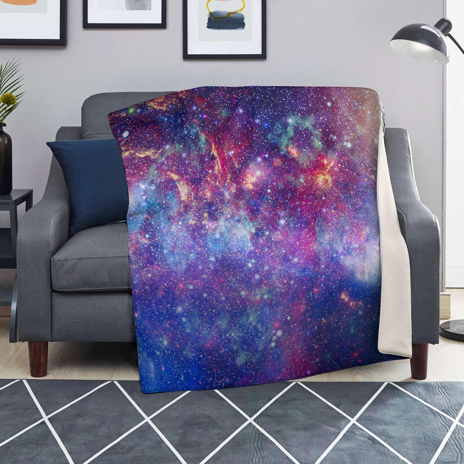 Abstract Starfield Galaxy Space Blanket-grizzshop