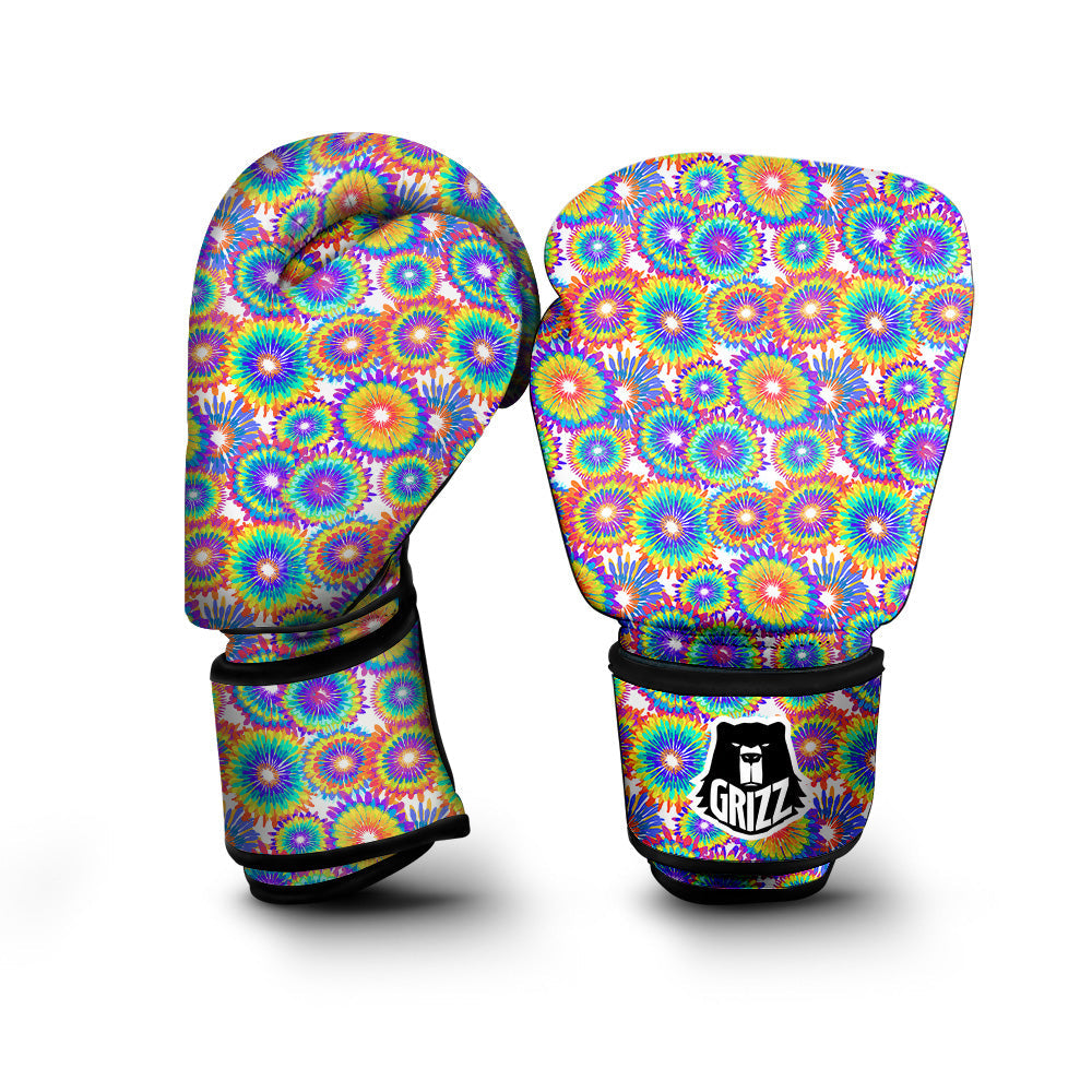 Abstract Sunflower Colorful Print Pattern Boxing Gloves-grizzshop