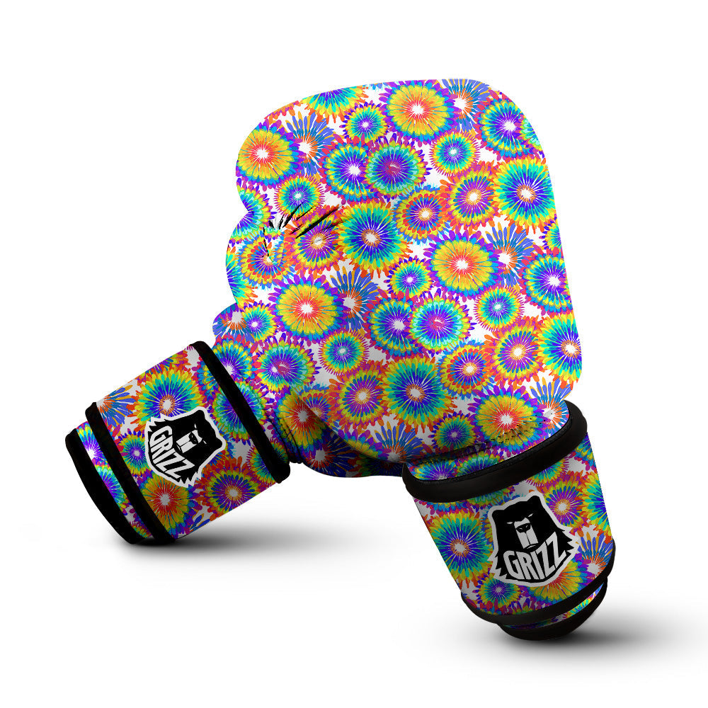 Abstract Sunflower Colorful Print Pattern Boxing Gloves-grizzshop