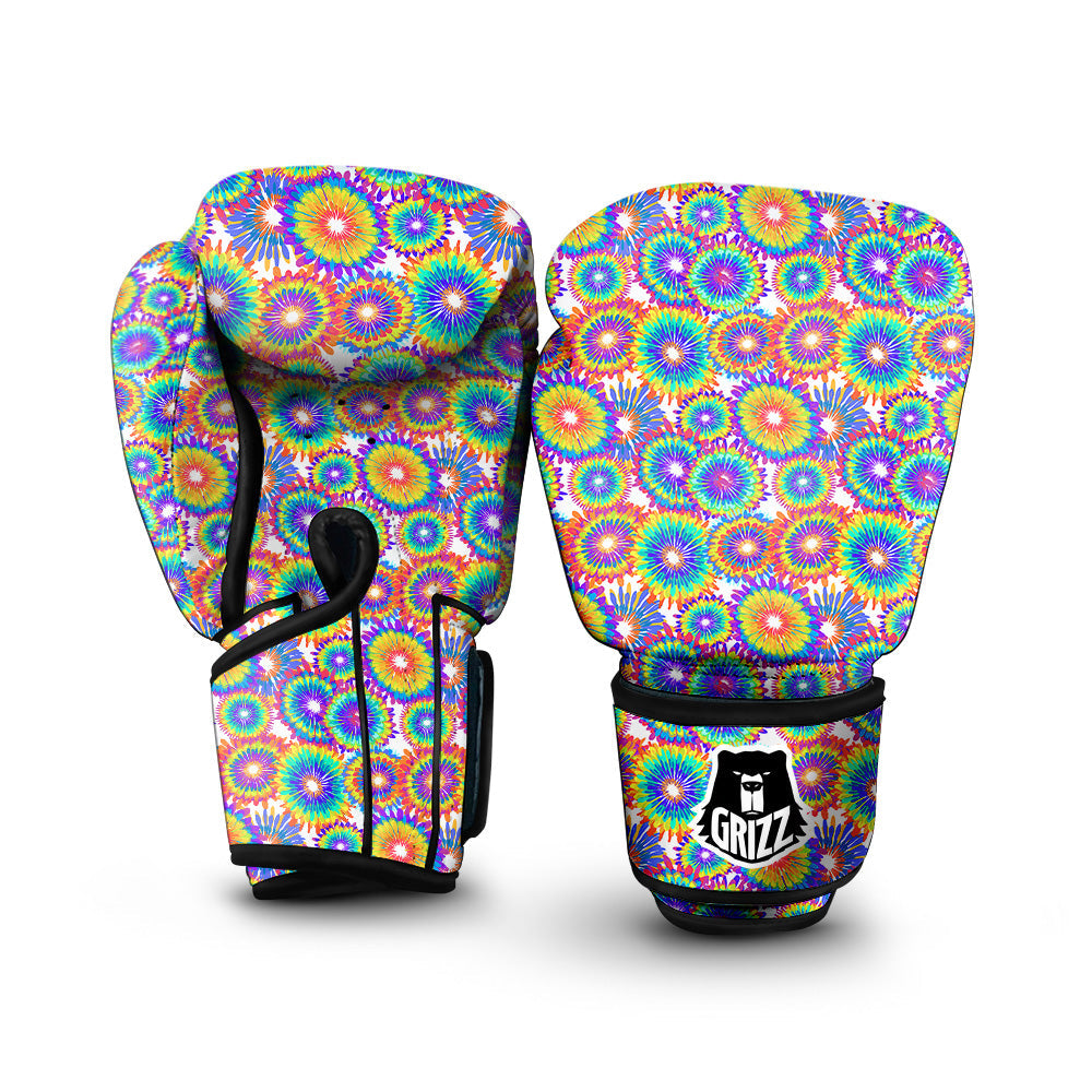 Abstract Sunflower Colorful Print Pattern Boxing Gloves-grizzshop