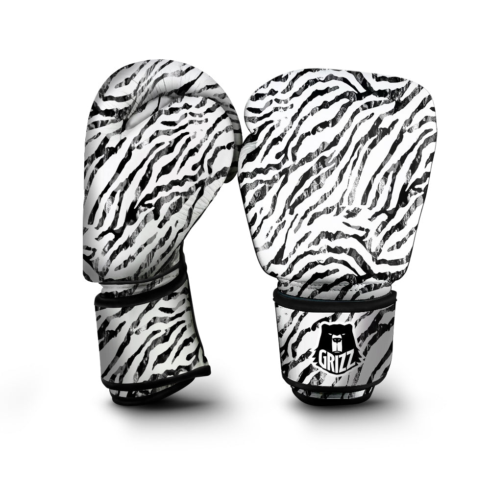 Abstract Watercolor Tie Dye Zebra Print Boxing Gloves-grizzshop