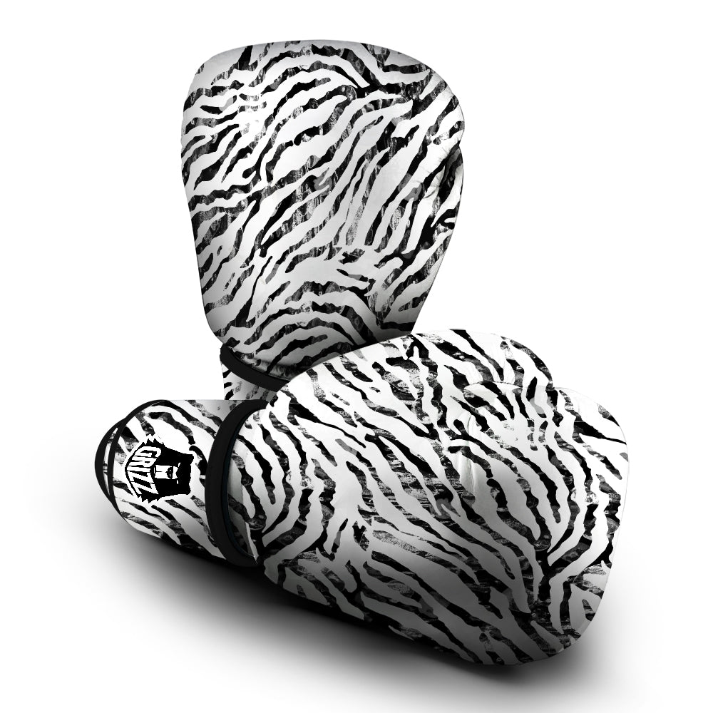 Abstract Watercolor Tie Dye Zebra Print Boxing Gloves-grizzshop