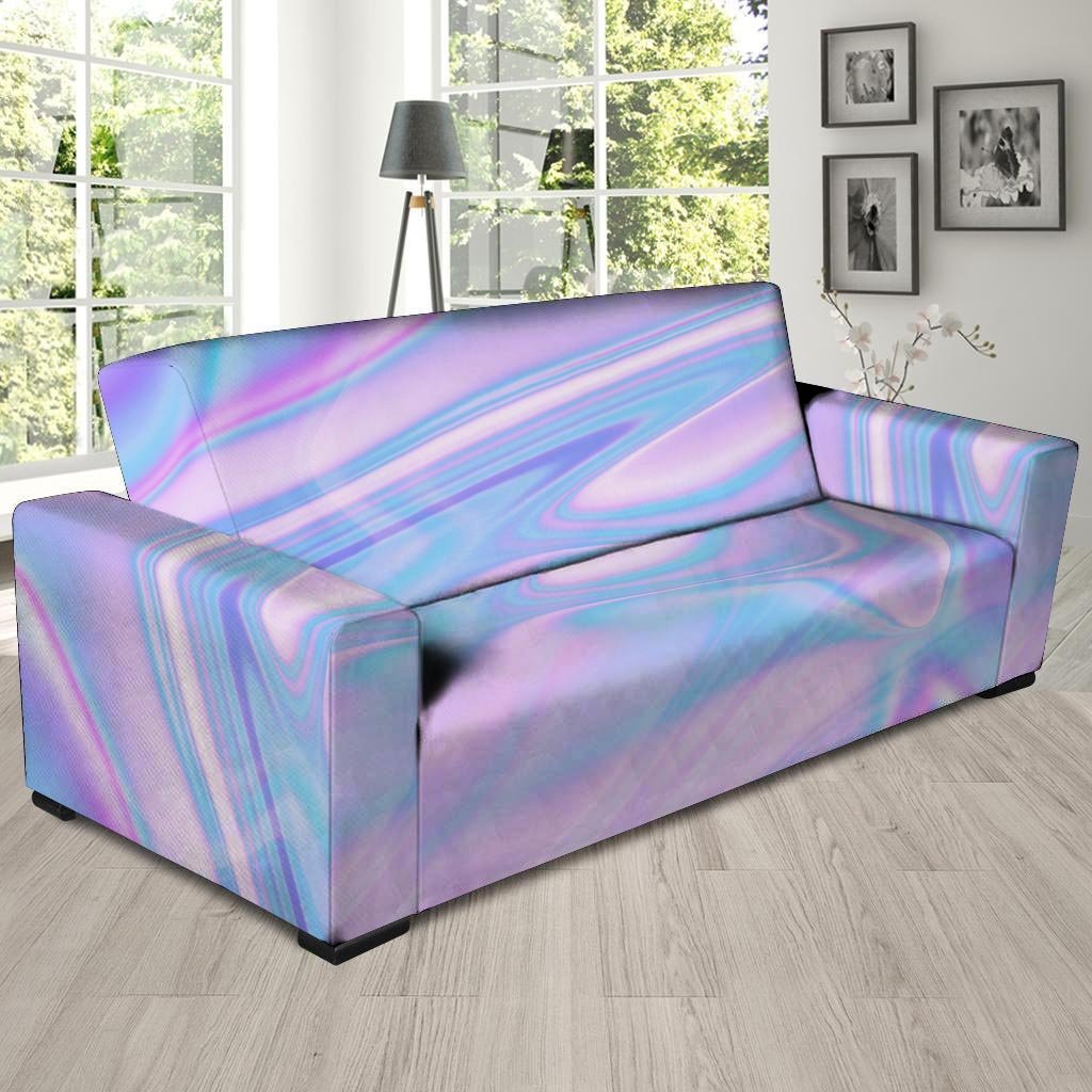 Abstract Holographic Sofa Cover-grizzshop