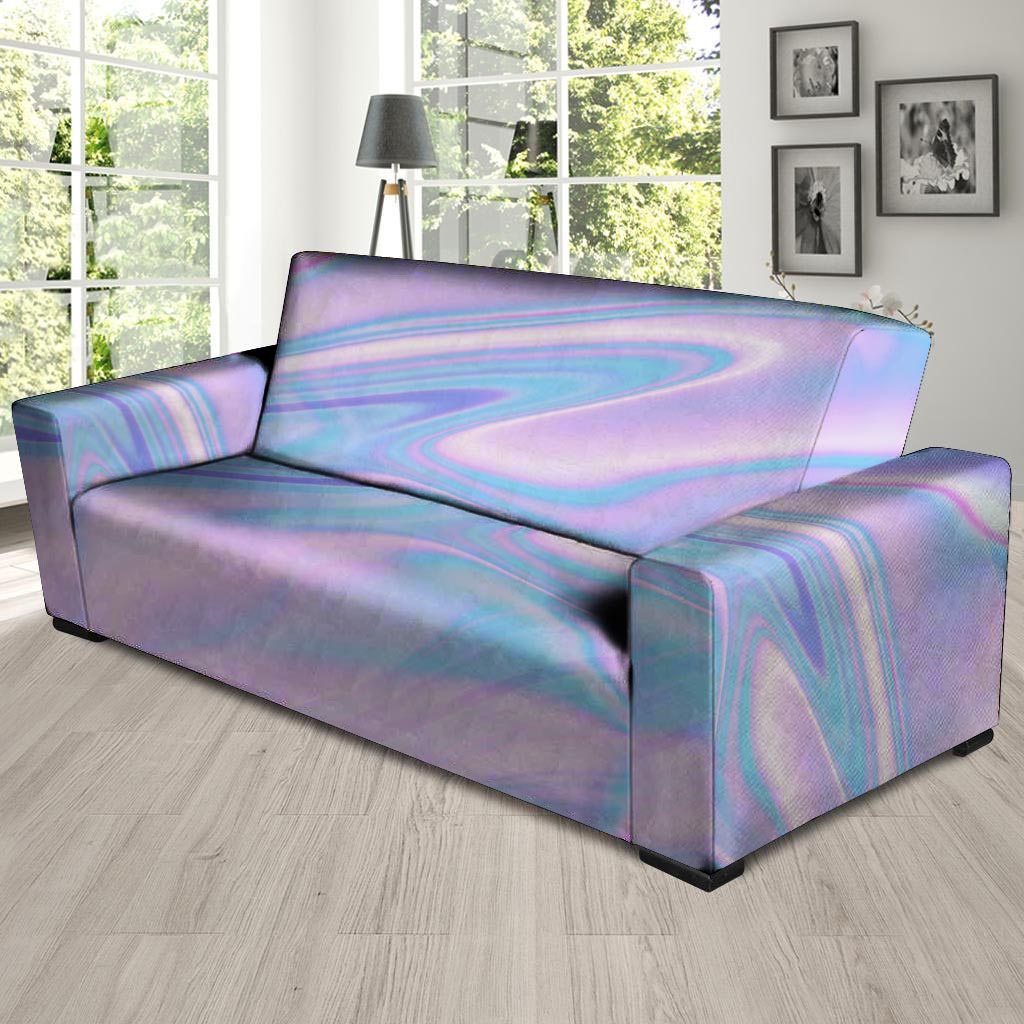 Abstract Holographic Sofa Cover-grizzshop