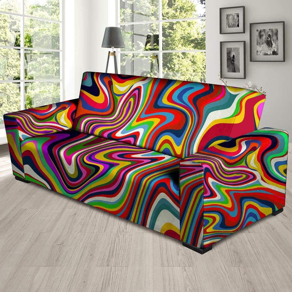 Abstract Ink Paint Sofa Cover-grizzshop