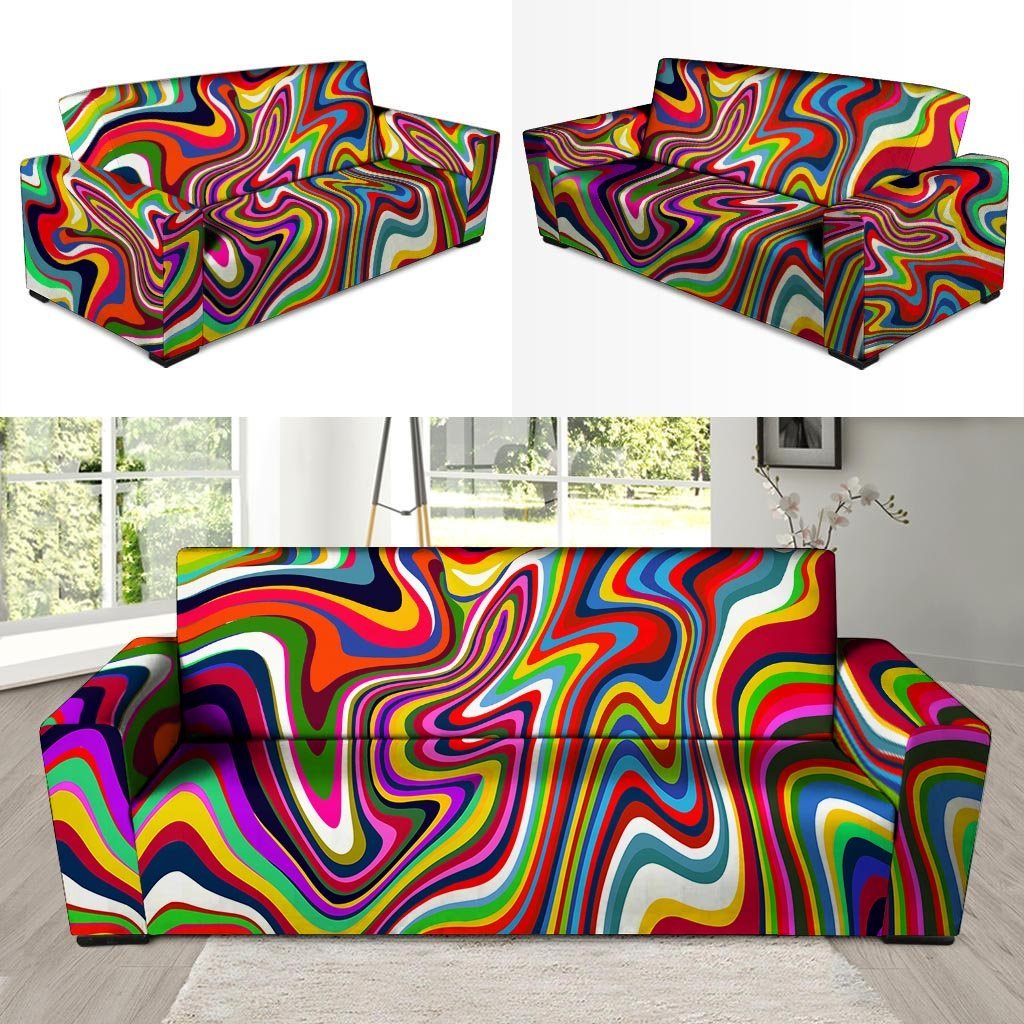 Abstract Ink Paint Sofa Cover-grizzshop