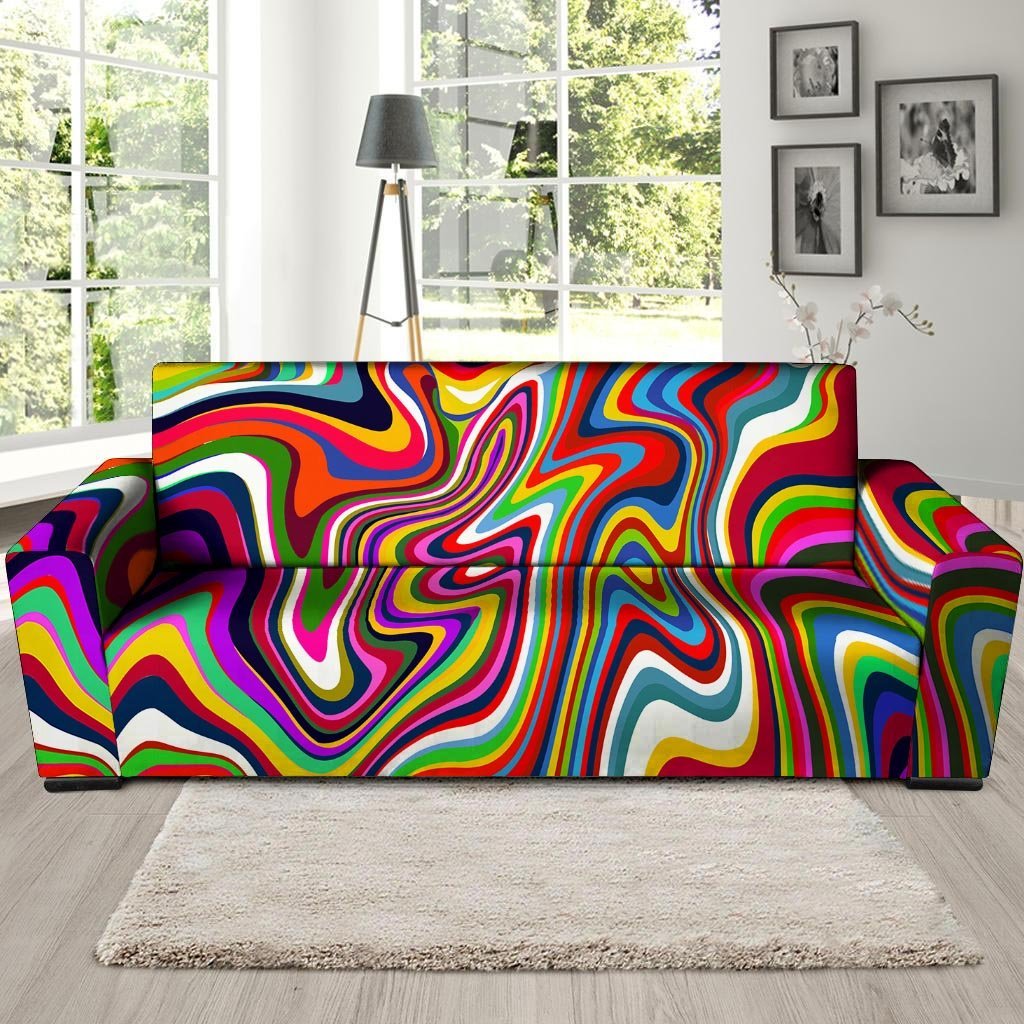 Abstract Ink Paint Sofa Cover-grizzshop