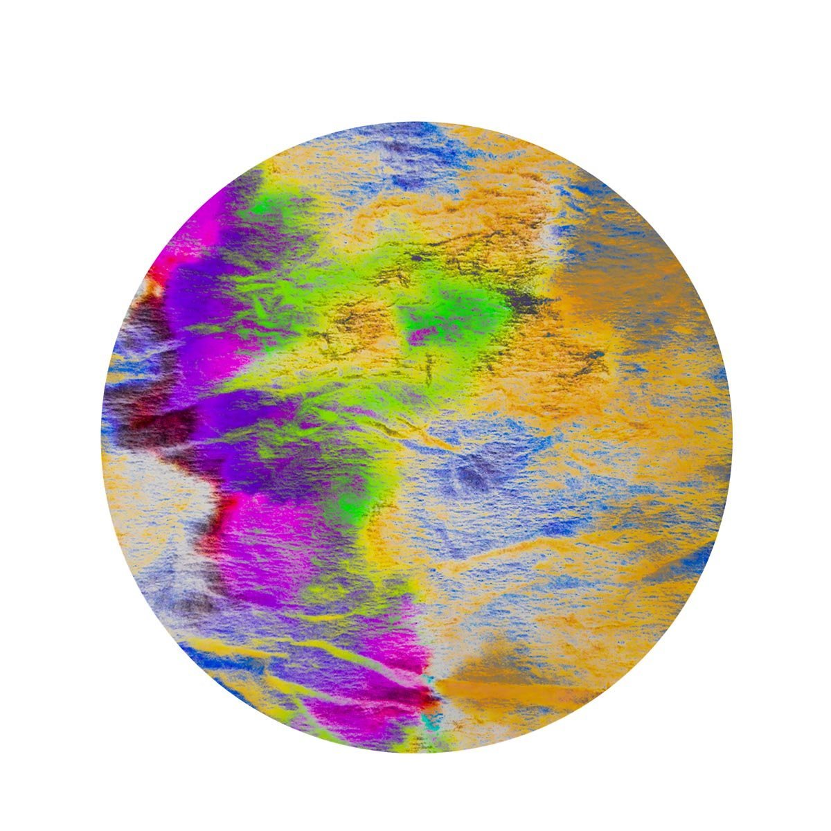 Abstract Tie Dye Round Rug-grizzshop