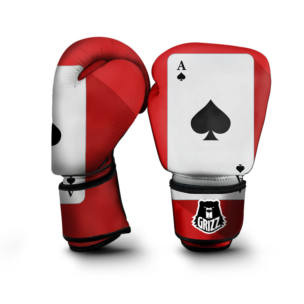 Ace Cards Print Boxing Gloves-grizzshop