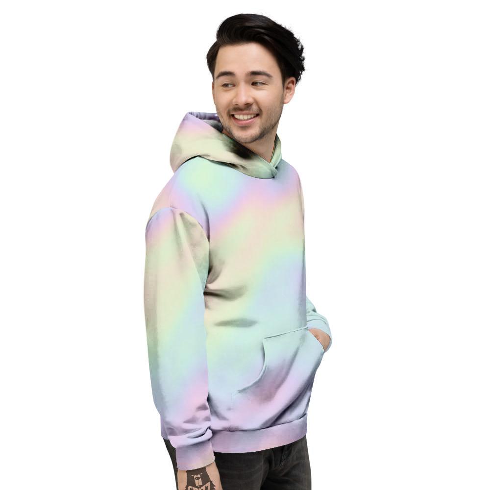 Acid Melt Pastel Print Men's Hoodie-grizzshop