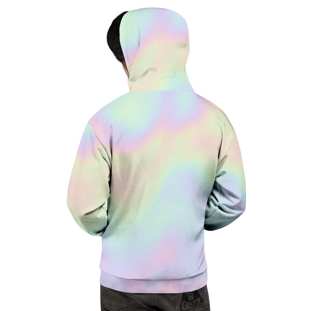 Acid Melt Pastel Print Men's Hoodie-grizzshop
