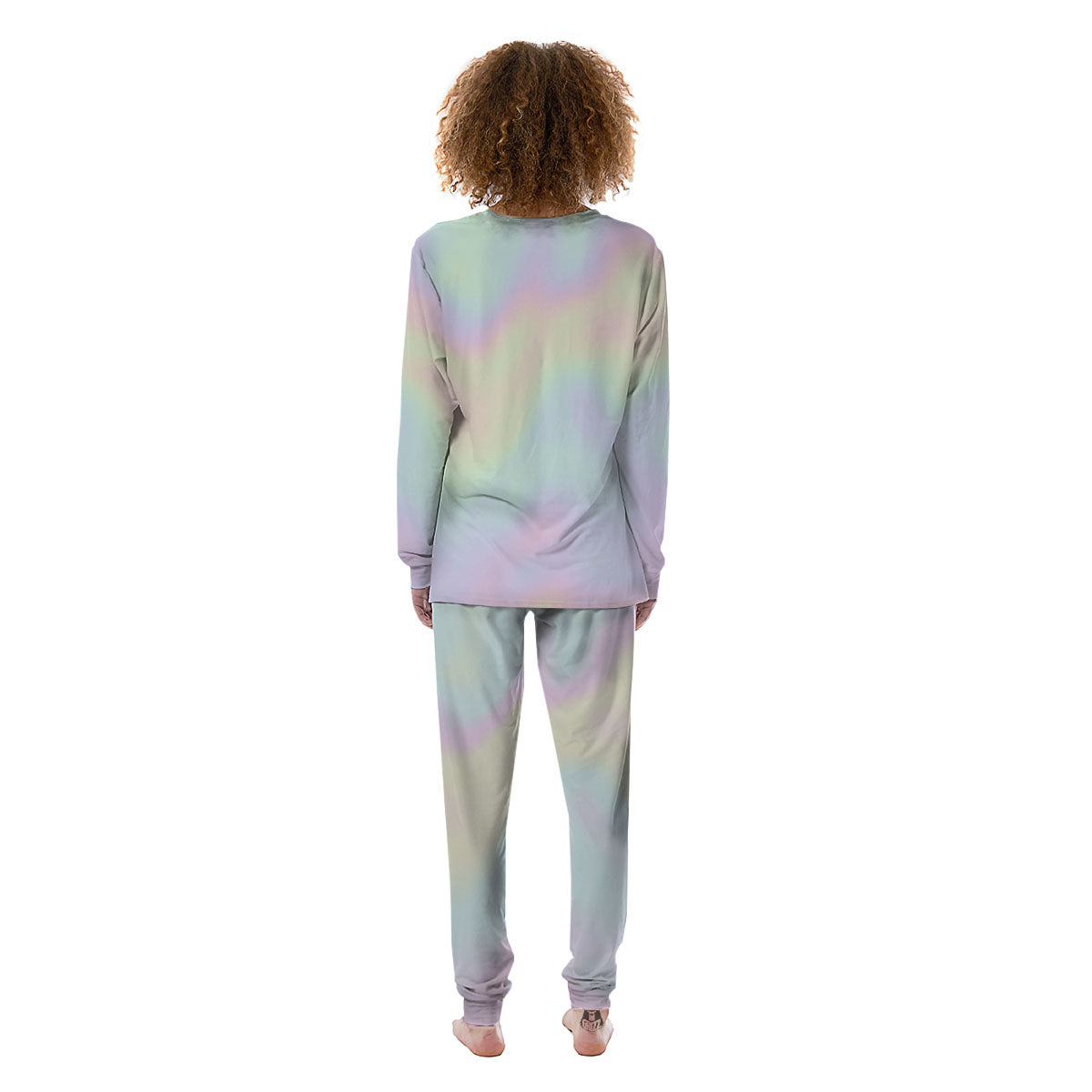 Acid Melt Pastel Print Women's Pajamas-grizzshop