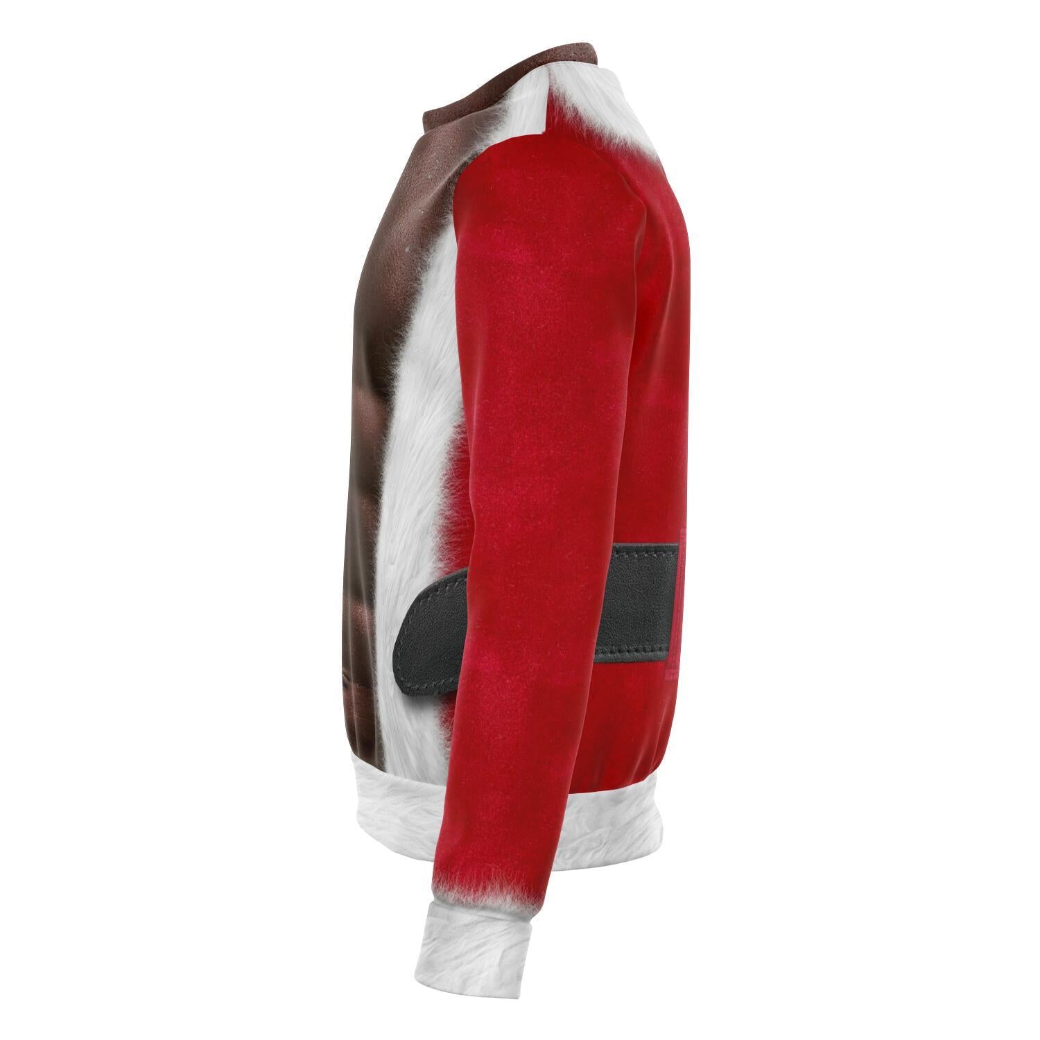 African Black Santa Christmas Ugly Sweater-grizzshop