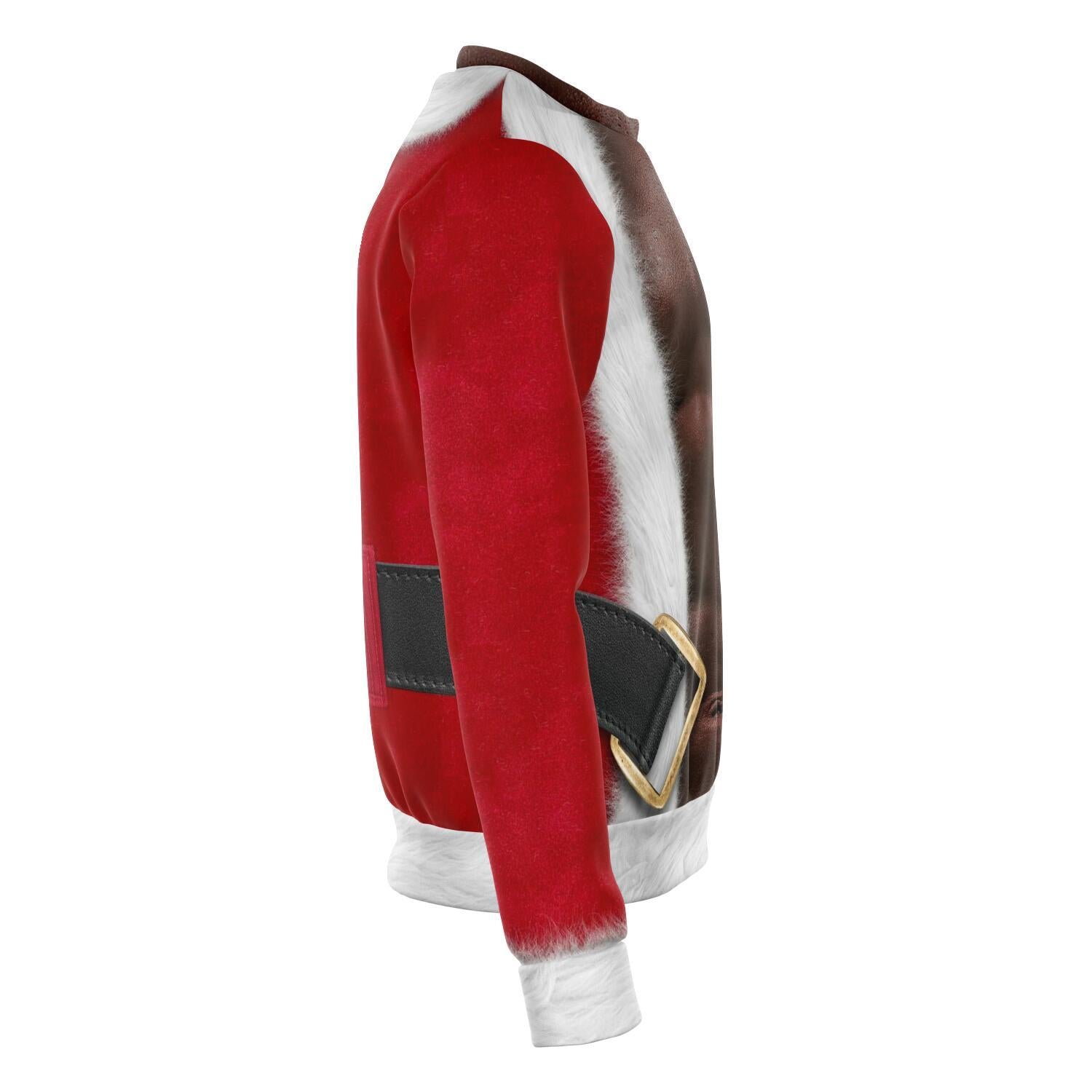 African Black Santa Christmas Ugly Sweater-grizzshop