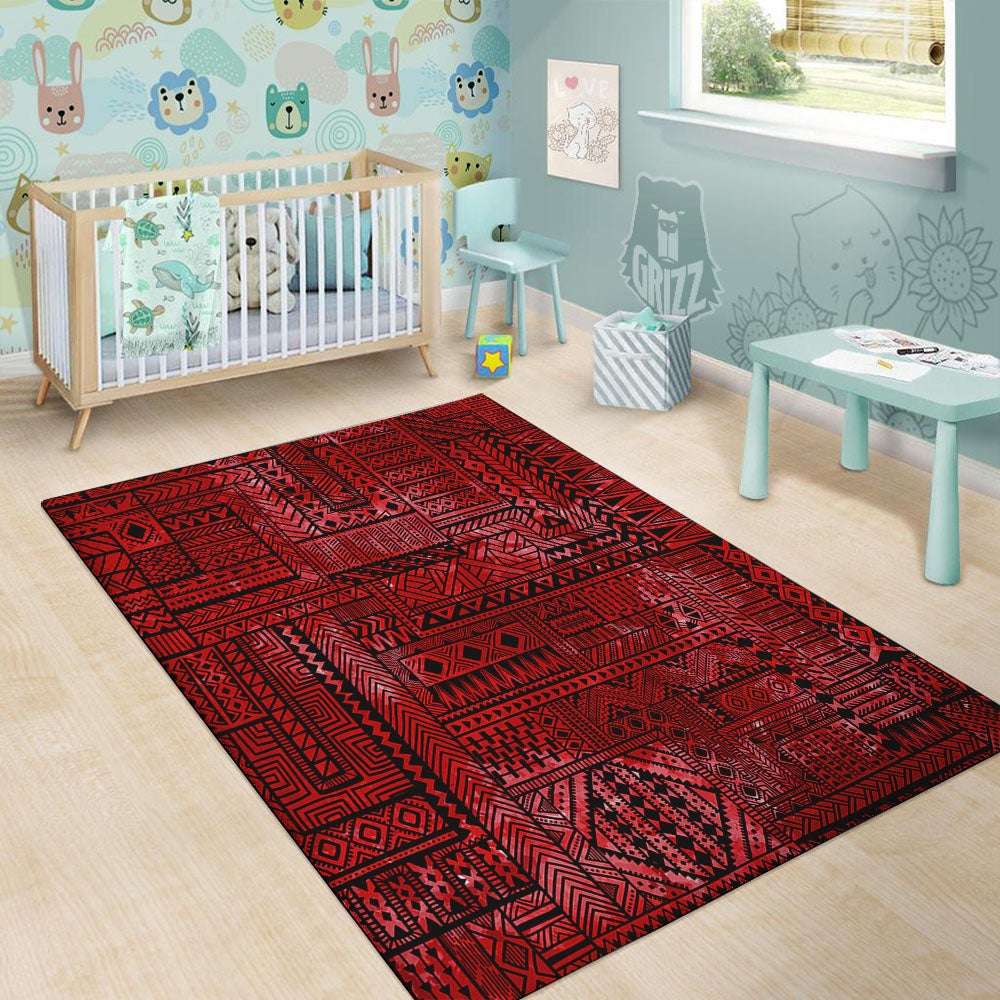 Eagle Black Pattern Print Floor Mat