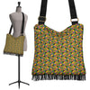 African Kente Pattern Print Crossbody bags-grizzshop