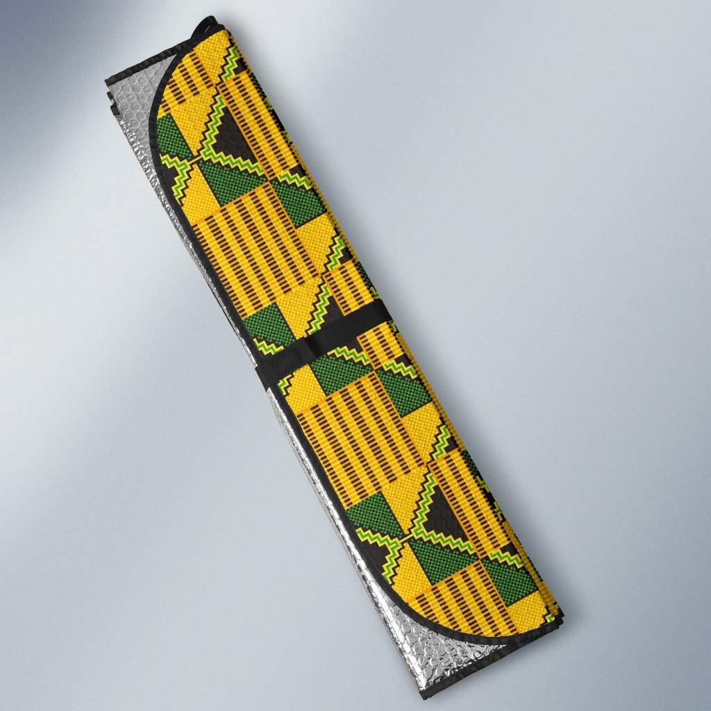 African Kente Print Pattern Car Sun Shade-grizzshop
