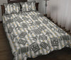 Airplane Luggage Pattern Print Bed Set Quilt-grizzshop