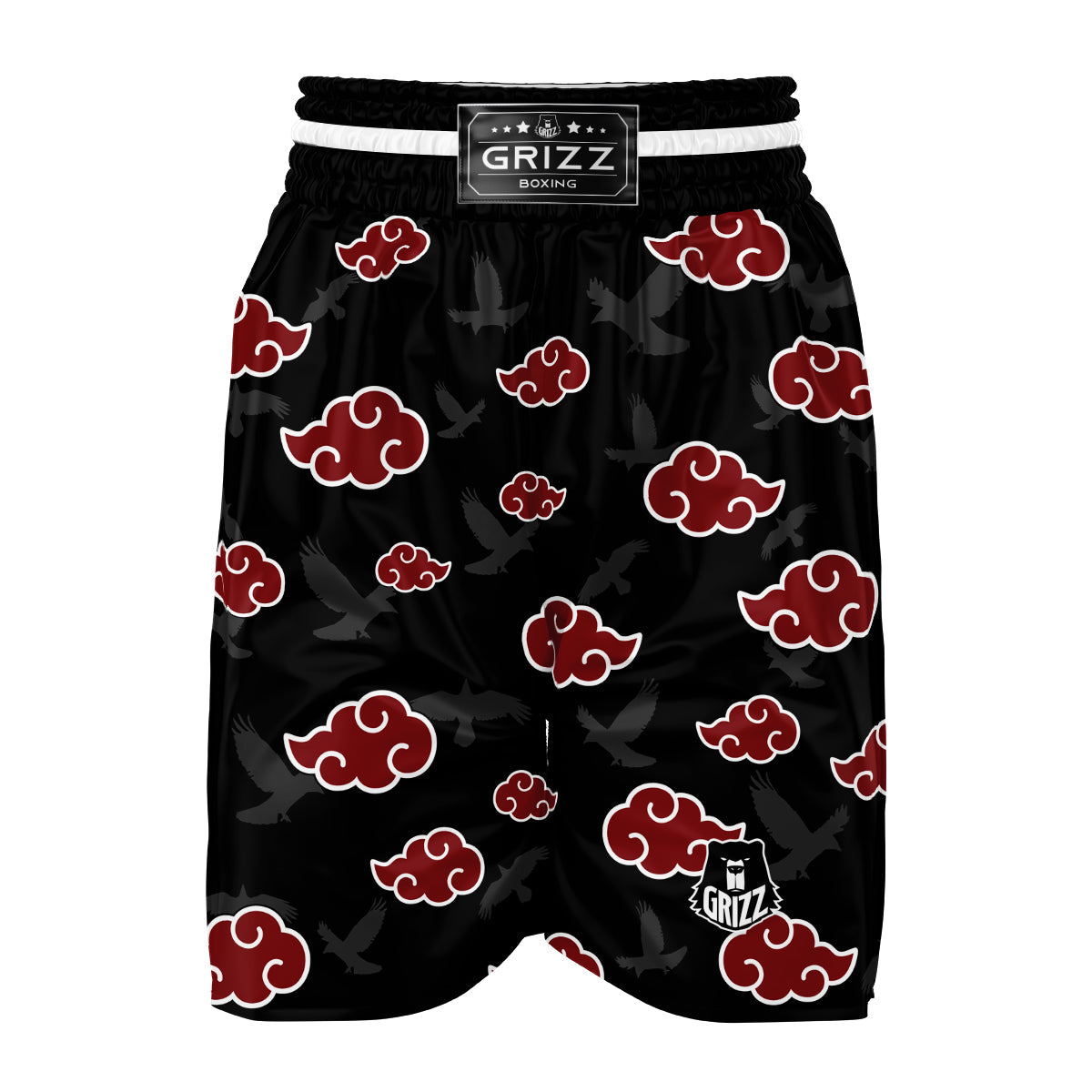 Akatsuki Crow Boxing Shorts-grizzshop