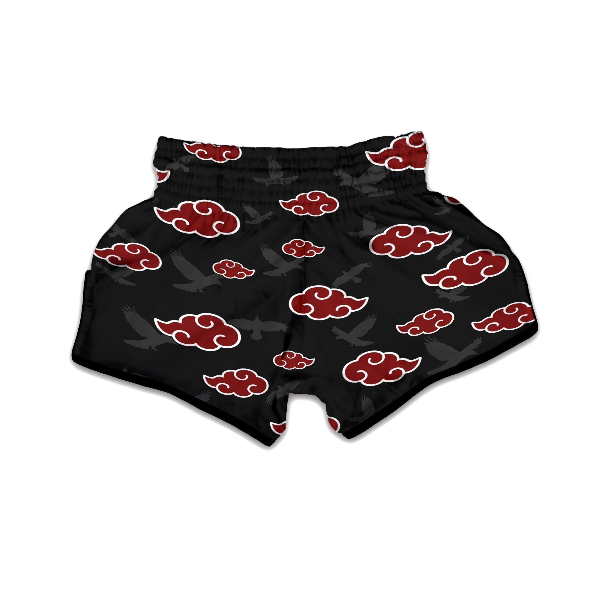 Akatsuki Crow Muay Thai Boxing Shorts-grizzshop