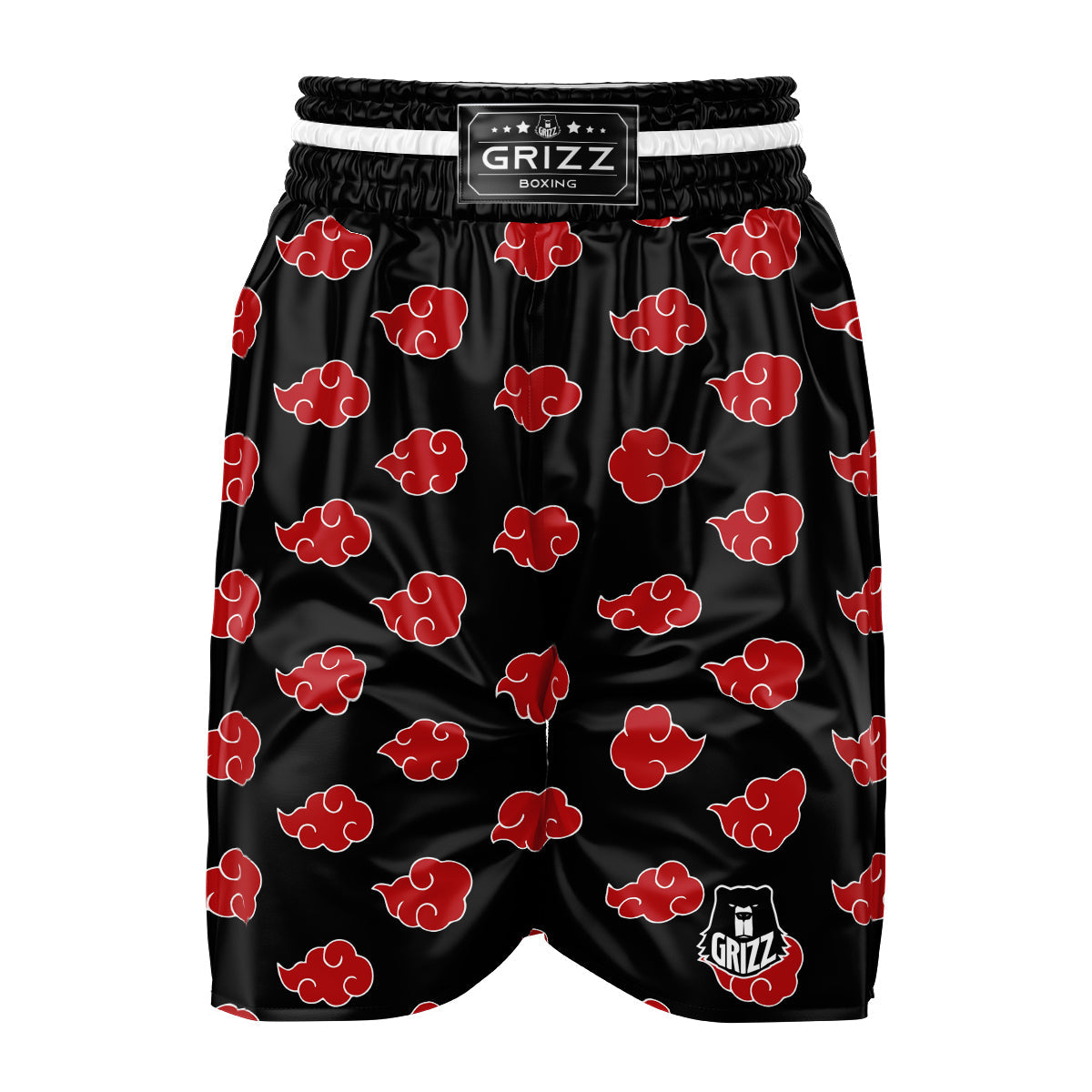 Akatsuki Print Pattern Boxing Shorts-grizzshop